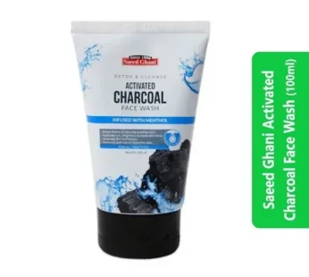 Saeed Ghani Activated Charcoal Face Wash (100ml)