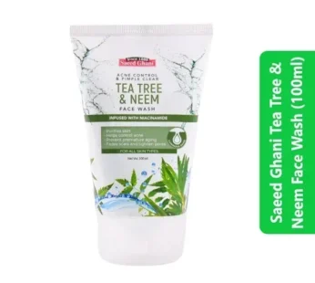 Saeed Ghani Tea Tree & Neem Face Wash (100ml)