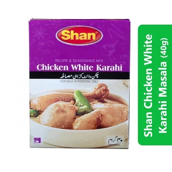 Shan Chicken White Karahi Masala (40g) 3 Shan Chicken White Karahi Masala (40g)