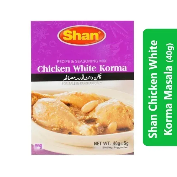 Shan Chicken White Korma Masala (40g) 3 Shan Chicken White Korma Masala (40g)