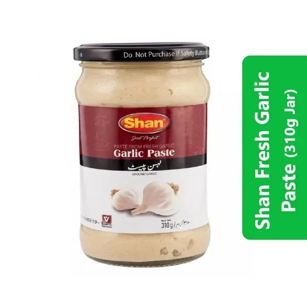 Shan Fresh Garlic Paste (310g Jar) 3 Shan Fresh Garlic Paste (310g Jar)