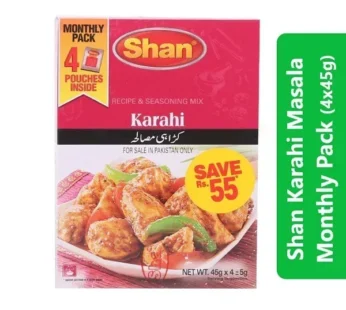 Shan Karahi Masala Monthly Pack (4x45g)