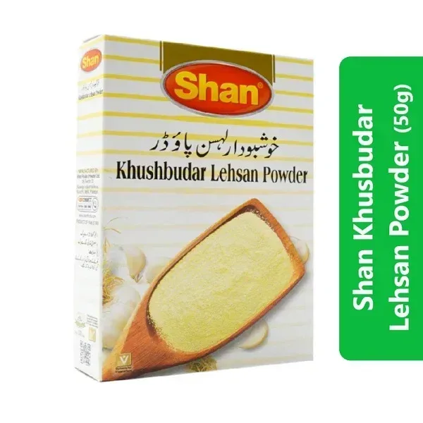Shan Khusbudar Lehsan Powder (50g) 3 Shan Khusbudar Lehsan Powder (50g)