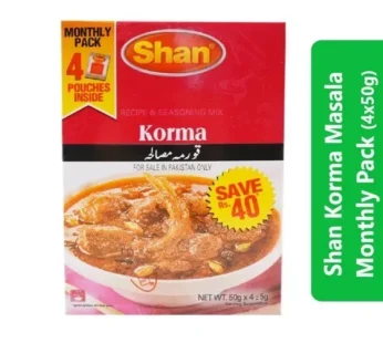 Shan Korma Masala Monthly Pack (4x50g)