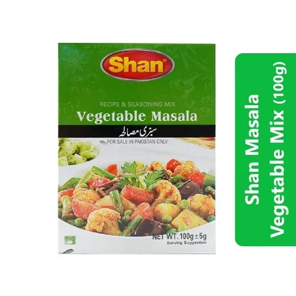 Shan Masala Vegetable Mix (100g) 3 Shan Masala Vegetable Mix (100g)