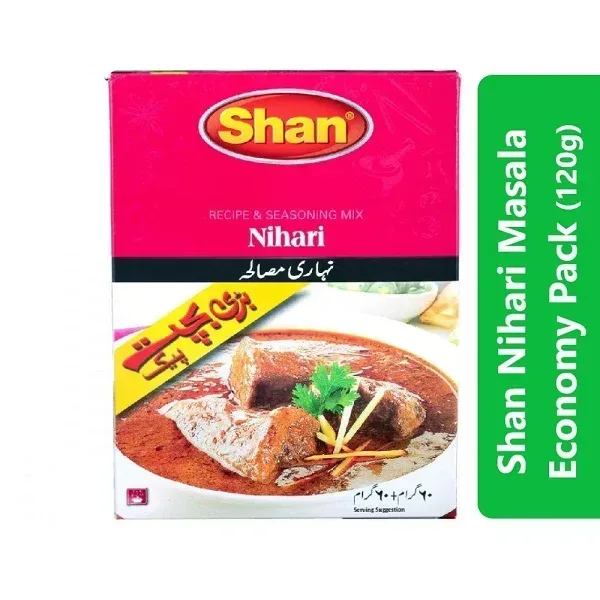 Shan Nihari Masala Economy Pack (120g) 3 Shan Nihari Masala Economy Pack (120g)