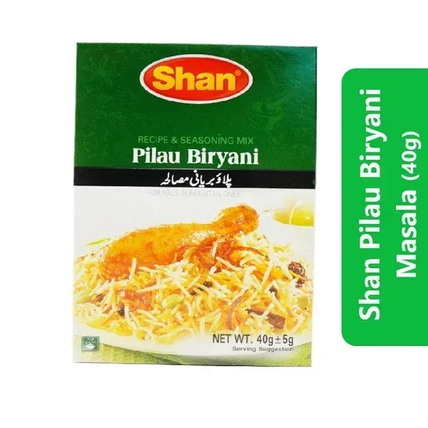 Shan Pilau Biryani Masala (40g) 3 Shan Pilau Biryani Masala (40g)