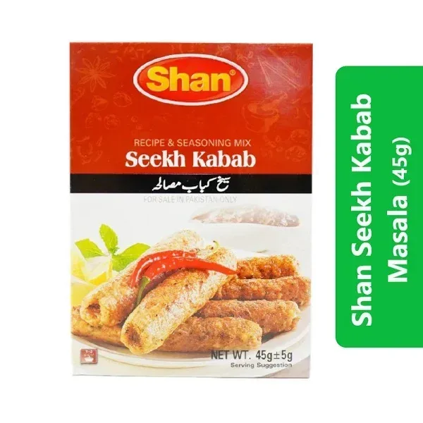 Shan Seekh Kabab Masala (45g) 3 Shan Seekh Kabab Masala (45g)