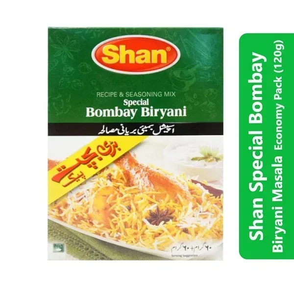 Shan Special Bombay Biryani Masala Economy Pack (120g) 3 Shan Special Bombay Biryani Masala Economy Pack (120g)