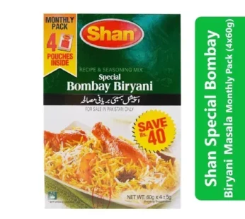 Shan Special Bombay Biryani Masala Monthly Pack (4x60g)
