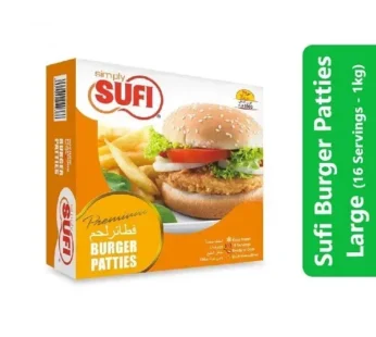 Sufi Burger Patties Large (16 Servings – 1kg)