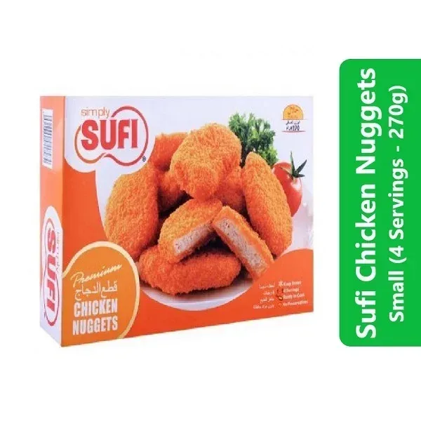 Sufi Chicken Nuggets Small (4 Servings - 270g) 1 Sufi Chicken Nuggets Small (4 Servings - 270g)