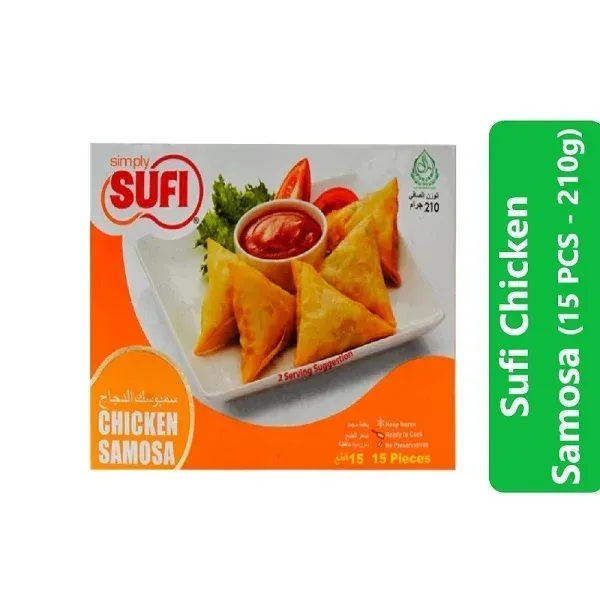 Sufi Chicken Samosa (15 PCS - 210g) 1 Sufi Chicken Samosa (15 PCS - 210g)