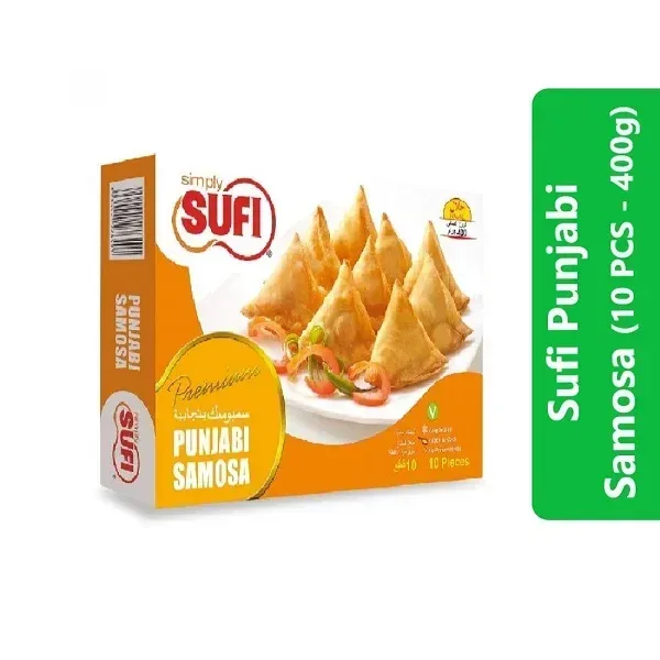 Sufi Punjabi Samosa (10 PCS - 400g) 1 Sufi Punjabi Samosa (10 PCS - 400g)