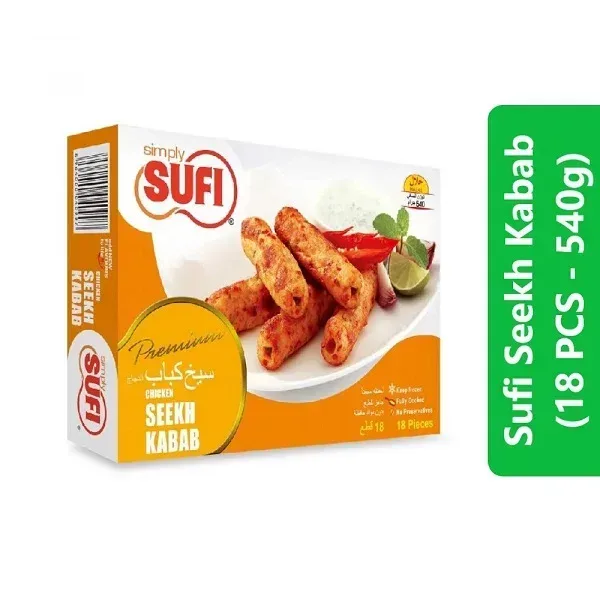Sufi Seekh Kabab (18 PCS - 540g) 1 Sufi Seekh Kabab (18 PCS - 540g)