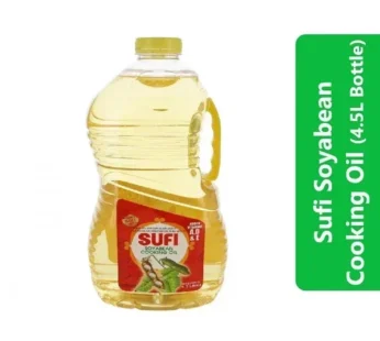 Sufi Soyabean Cooking Oil (4.5Ltr Bottle)