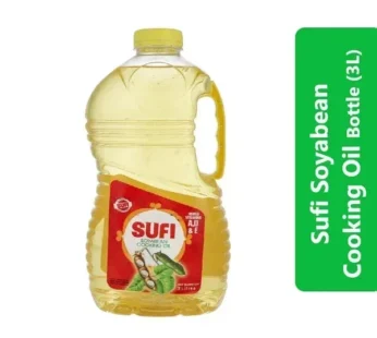 Sufi Soyabean Cooking Oil Bottle (3Ltr)