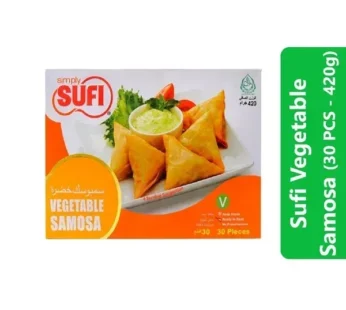 Sufi Vegetable Samosa (30 PCS – 420g)