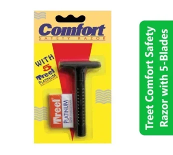 Treet Comfort Safety Razor with 5 – Blades