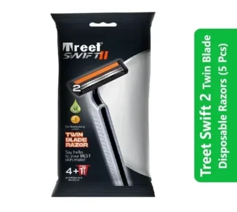 Treet Swift 2 Twin Blade Disposable Razors (5 Pcs)