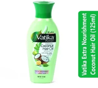 Vatika Extra Nourishment Coconut Hair Oil (125ml