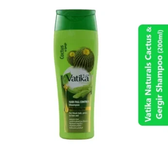 Vatika Naturals Cactus & Gergir Shampoo (200ml)