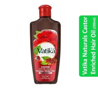 Vatika Naturals Castor Enriched Hair Oil (200ml)