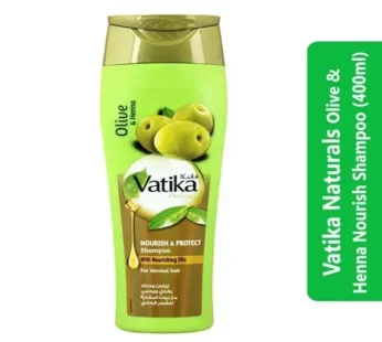 Vatika Naturals Olive & Henna Nourish Shampoo (400ml)