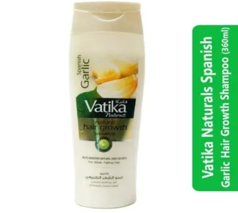 Vatika Naturals Spanish Garlic Hair Growth Shampoo (360ml)