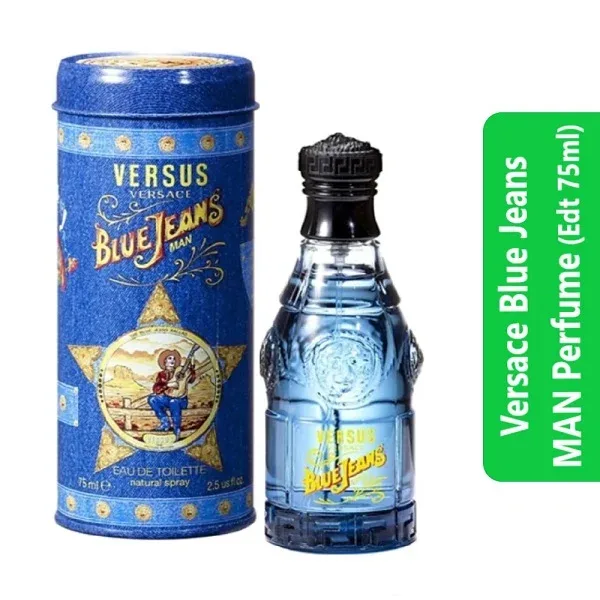 Versace Blue Jeans MAN Perfume (Edt 75ml) 3 Versace Blue Jeans MAN Perfume (Edt 75ml)