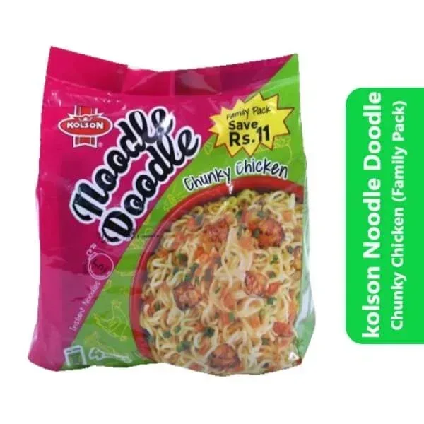 KOLSON Noodle Doodle - Chunky Chicken (Family Pack) 3 kolson noodle doodle - chunky chicken (Family Pack)