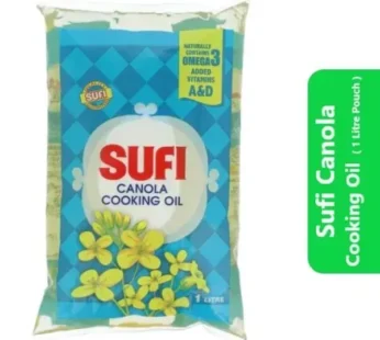 Sufi Canola Cooking Oil ( 1 Litre Pouch )