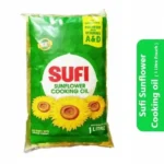 sufi sunflower cooking oil - 1 litre pouch