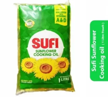 Sufi Sunflower Cooking Oil ( 1 Litre Pouch )