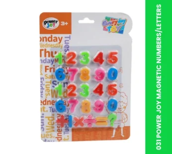 031 POWER JOY MAGNETIC NUMBERS/LETTERS