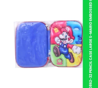 10862-32 PENCIL CASE LARGE S-MARIO EMBOSSED IR