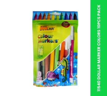 11540 DOLLAR MARKER COLORS 10PCS PACK