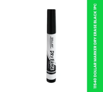 11540 DOLLAR MARKER DRY ERASE BLACK 1PC