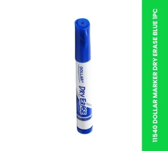11540 DOLLAR MARKER DRY ERASE BLUE 1PC