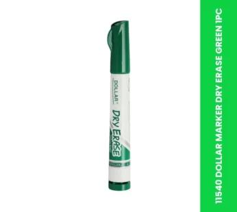 11540 DOLLAR MARKER DRY ERASE GREEN 1PC