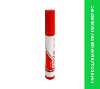 11540 DOLLAR MARKER DRY ERASE RED 1PC