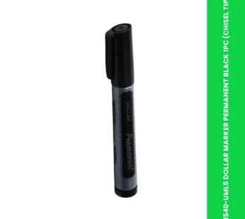 11540-UML5 DOLLAR MARKER PERMANENT BLACK 1PC (CHISEL TIP)
