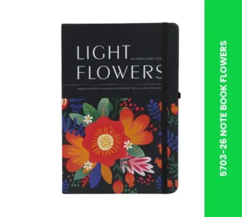 5703-26 NOTE BOOK FLOWERS