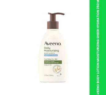 AVEENO BODY LOTION MOISTURIZING SHEER HYDRATION 350 ML