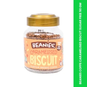 beanies coffe caramelised biscut sugar free 50 gm themed