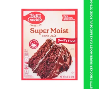 BETTY CROCKER SUPER MOIST CAKE MIX DEVIL FOOD 375 GM