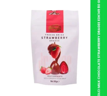 BOLCI MILK CHOCOLATE STRAWBERRY DRAGEE EDK149 80 GM