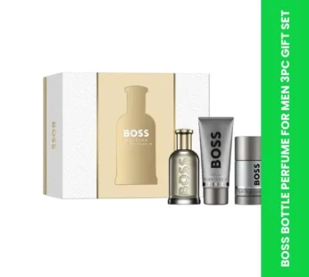 BOSS BOTTLE PERFUME FOR MEN 3PC GIFT SET