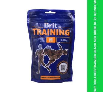 BRIT DOG FOOD TRAINING SNACK MED BREED 10-25 KG 200 GM