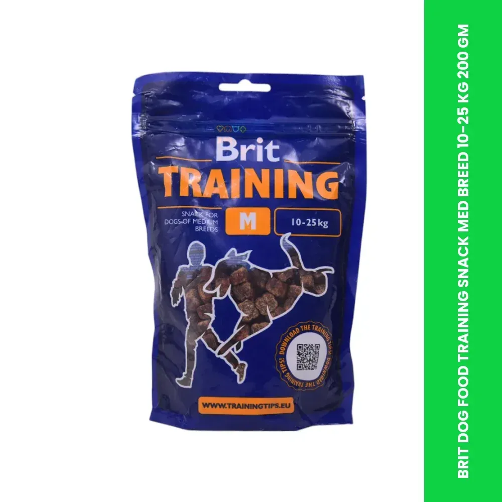 BRIT DOG FOOD TRAINING SNACK MED BREED 10-25 KG 200 GM 3 BRIT DOG FOOD TRAINING SNACK MED BREED 10-25 KG 200 GM
